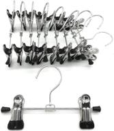 eavoqlb pack of 10 portable travel clips hangers - chrome finished, adjustable clips for boots, socks, and bags - ultra thin, space saving boot storage (5-pack) logo