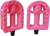 🚲 n3od3er kid's bike pedal 1/2-inch spindle pedals 1 pair resin 12‘’ 14‘’ kids bike pedals (pink, blue) logo