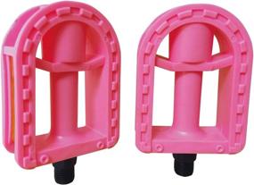 img 2 attached to 🚲 N3od3er Kid's Bike Pedal 1/2-Inch Spindle Pedals 1 Pair Resin 12‘’ 14‘’ Kids Bike Pedals (Pink, Blue)