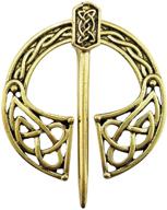 🧣 xgala viking brooch pin clasp clothing accessory | celtic shawl scarf jewelry for women and girls logo