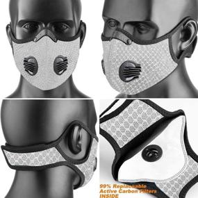 img 3 attached to 🌬️ Reusable Replacement Pollution Filters: Breathable Occupational Health & Safety Products in Personal Protective Equipment