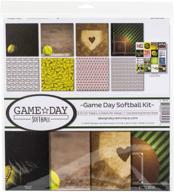 reminisce softball scrapbook collection palette logo