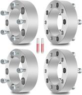 🔧 eccpp 4pcs 2-дюймовые дистанционные плиты 5x5.5 50 мм 5x139.7 мм до 5x139.7 мм комплект дистанционных плит для колес с 1/2-дюймовыми болтами 108 мм подходит для ram 1500, e150 econoline, bronco, cj3, cj5, cj6, cj7 логотип