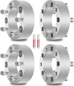 img 4 attached to 🔧 ECCPP 4PCS 2-дюймовые дистанционные плиты 5x5.5 50 мм 5x139.7 мм до 5x139.7 мм Комплект дистанционных плит для колес с 1/2-дюймовыми болтами 108 мм подходит для Ram 1500, E150 Econoline, Bronco, CJ3, CJ5, CJ6, CJ7