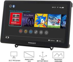img 3 attached to 🖥️ WIMAXIT 10.1-дюймовый Full HD монитор - Идеально подходит для ПК, камеры, охранной системы CCTV и игровых консолей.