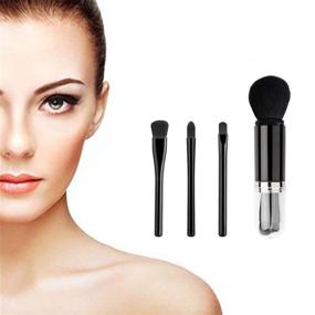 img 2 attached to Travel Portable Makeup Brush Multi Foundational