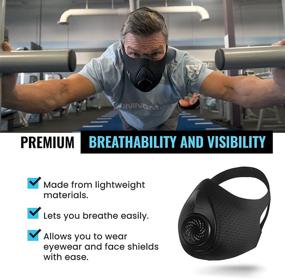 img 2 attached to 🔒 Enhanced Filtration Training Mask for Woodworking: Activated Technology for Optimal Safety