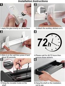 img 2 attached to Bathroom AYOTEE Drilling Multifunctional Removable