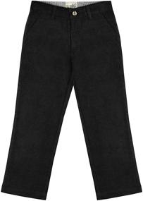 img 4 attached to Stylish Boys' Casual Corduroy Pants from Buyless Fashion