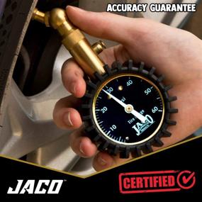img 1 attached to 🚗 JACO Elite 60 PSI Tire Pressure Gauge
