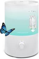 megawise 3.5l humidifiers for bedroom: cool mist & 7-color night light + water filter, ideal for babies, top-refill essential oil diffuser with auto shut off logo