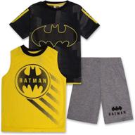 🦇 batman little piece t-shirt: the perfect superhero addition to boys' clothing logo