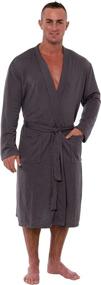 img 4 attached to 👘 Ross Michaels Men's Lightweight Robe for Comfort and Style