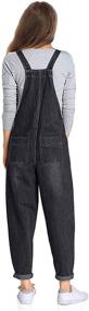 img 3 attached to Soojun Womens Casual Overalls Medium Women's Clothing for Jumpsuits, Rompers & Overalls