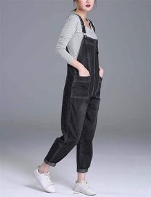 img 1 attached to Soojun Womens Casual Overalls Medium Women's Clothing for Jumpsuits, Rompers & Overalls