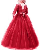classic princess pageant 👑 cocktail bridesmaid girls' clothing and dresses logo