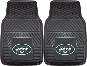 img 4 attached to 🏈 NFL New York Jets Vinyl Heavy Duty Car Mat by FANMATS - Black, 18"x27