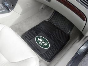 img 3 attached to 🏈 NFL New York Jets Vinyl Heavy Duty Car Mat by FANMATS - Black, 18"x27