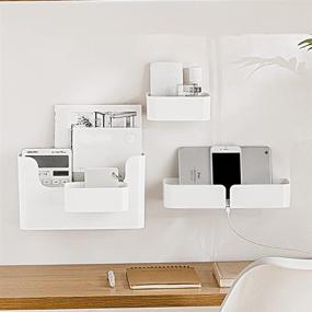 img 3 attached to 🚽 Smart Solution for Stylish and Space-saving Bathroom Organization: Poeland Floating Shelf