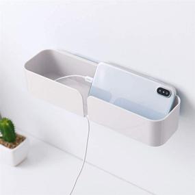 img 1 attached to 🚽 Smart Solution for Stylish and Space-saving Bathroom Organization: Poeland Floating Shelf