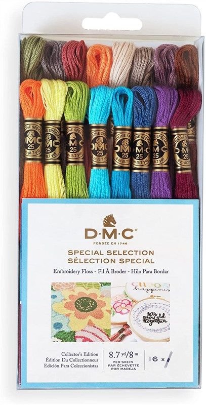 🌈 Rainbow Color Embroidery Floss Set - 50 Skeins