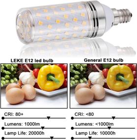 img 1 attached to 💡 Non-Dimmable Industrial Electrical LEKE Equivalent Candelabra with 1000 Lumens