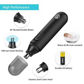 img 2 attached to Smart Trim Nose Hair Trimmer