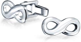 img 1 attached to Polished Infinity Symbol Figure Cufflinks