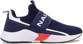 img 3 attached to 👟 Nautica Fashion Sneakers: Lightweight Joggers Coaster Navy 9 Men's Shoes - Ideal for Fashionable, Comfortable Walking