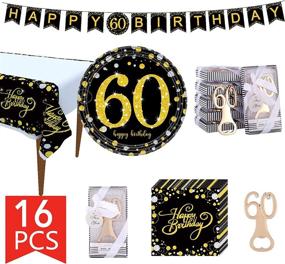 img 1 attached to 🎉 Anniversary and Birthday Party Supplies with Decorations