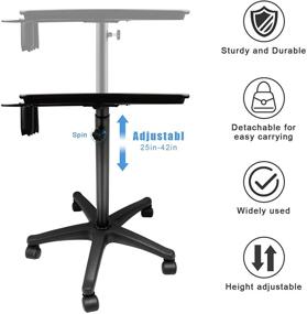 img 3 attached to Kalolary Premium Aluminum Adjustable Storage Accessory