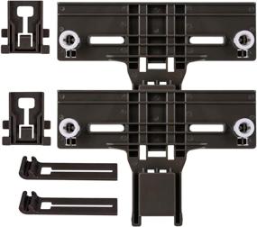 img 4 attached to 🔧 Premium Replacement Dishwasher Parts for Whirlpool Kenmore - W10350376 Top Rack Adjuster, W10195840 Positioner, W10195839 Clip (Pack of 2)