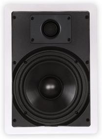 img 3 attached to 🎭 Theater Solutions CS8W - White In-Wall 8" Speakers Home Theater Pair for Surround Sound