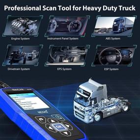 img 3 attached to 🚛 Heavy Duty Truck Scanner NL102 OBD/EOBD+HDOBD Diagnostic Scanner Scan Tools Engine ABS Transmission Check Trucks & Cars 2 in 1 Codes Reader [Optimized Upgrade Version]