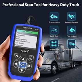 img 2 attached to 🚛 Heavy Duty Truck Scanner NL102 OBD/EOBD+HDOBD Diagnostic Scanner Scan Tools Engine ABS Transmission Check Trucks & Cars 2 in 1 Codes Reader [Optimized Upgrade Version]