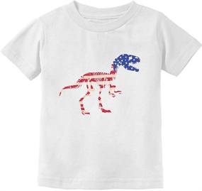 img 4 attached to Tstars Dinosaur American Toddler T Shirt Boys' Clothing