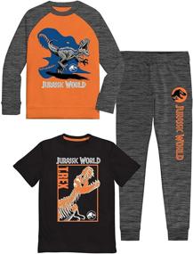 img 4 attached to Jurassic World Fleece Dinosaur Hoodie Boys' Clothing