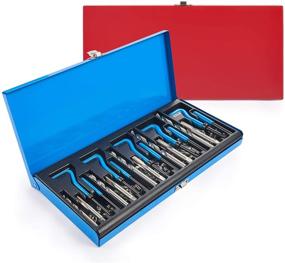 img 4 attached to 🛠️ 262pc Metric and SAE Thread Repair Kit - CO-Z HSS Drill Helicoil Kit, M5 M6 M8 M10 M12 1/4" 5/16" 3/8" 7/16" 1/2" (mm and Standard)