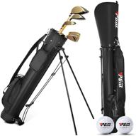 🏌️ golf stand bag for men & women: lightweight, waterproof, and easy to carry - perfect for golf course & travel! logo