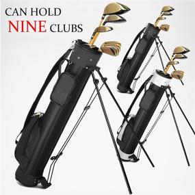 img 3 attached to 🏌️ Golf Stand Bag for Men & Women: Lightweight, Waterproof, and Easy to Carry - Perfect for Golf Course & Travel!