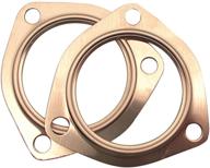 🔥 sce gaskets 4300 3" copper collector gasket: high-performance seal for optimal exhaust system performance logo