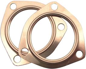 img 1 attached to 🔥 SCE Gaskets 4300 3" Copper Collector Gasket: High-Performance Seal for Optimal Exhaust System Performance