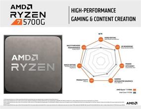img 1 attached to Ryzen 7 5700G: Unlocked 8-Core, 🖥️ 16-Thread Desktop Processor with Radeon Graphics by AMD