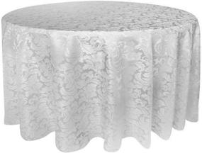 img 4 attached to 🍽️ Enhance Your Table Setting with Tektrum Heavy Damask Jacquard Tablecloth