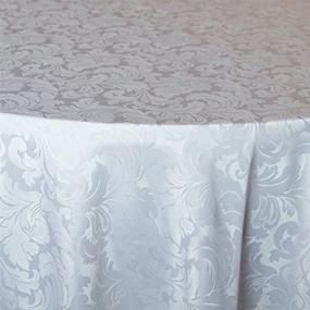 img 2 attached to 🍽️ Enhance Your Table Setting with Tektrum Heavy Damask Jacquard Tablecloth