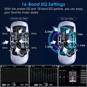 img 1 attached to Передовая автомобильная стереосистема с двойным DIN: Apple CarPlay, Bluetooth, отражение телефона, сенсорный экран 7 дюймов и многое другое!
