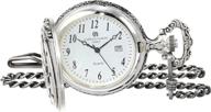 charles hubert paris quartz pocket watch men's watches logo