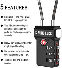 img 3 attached to SURE LOCK Compatible Inspection Indicator Travel Accessories and Luggage Locks