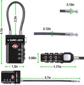 img 1 attached to SURE LOCK Compatible Inspection Indicator Travel Accessories and Luggage Locks