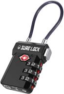 sure lock compatible inspection indicator travel accessories and luggage locks logo